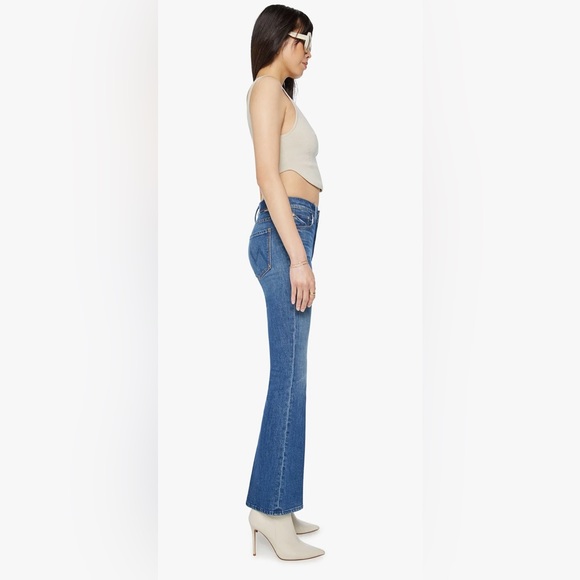 NWT Mother Superior Flare Jeans The Weekender It’s A Small World Size 32 - Picture 5 of 16